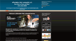 Desktop Screenshot of affordable24hrlocksmith.com