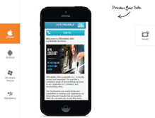 Tablet Screenshot of affordable24hrlocksmith.com